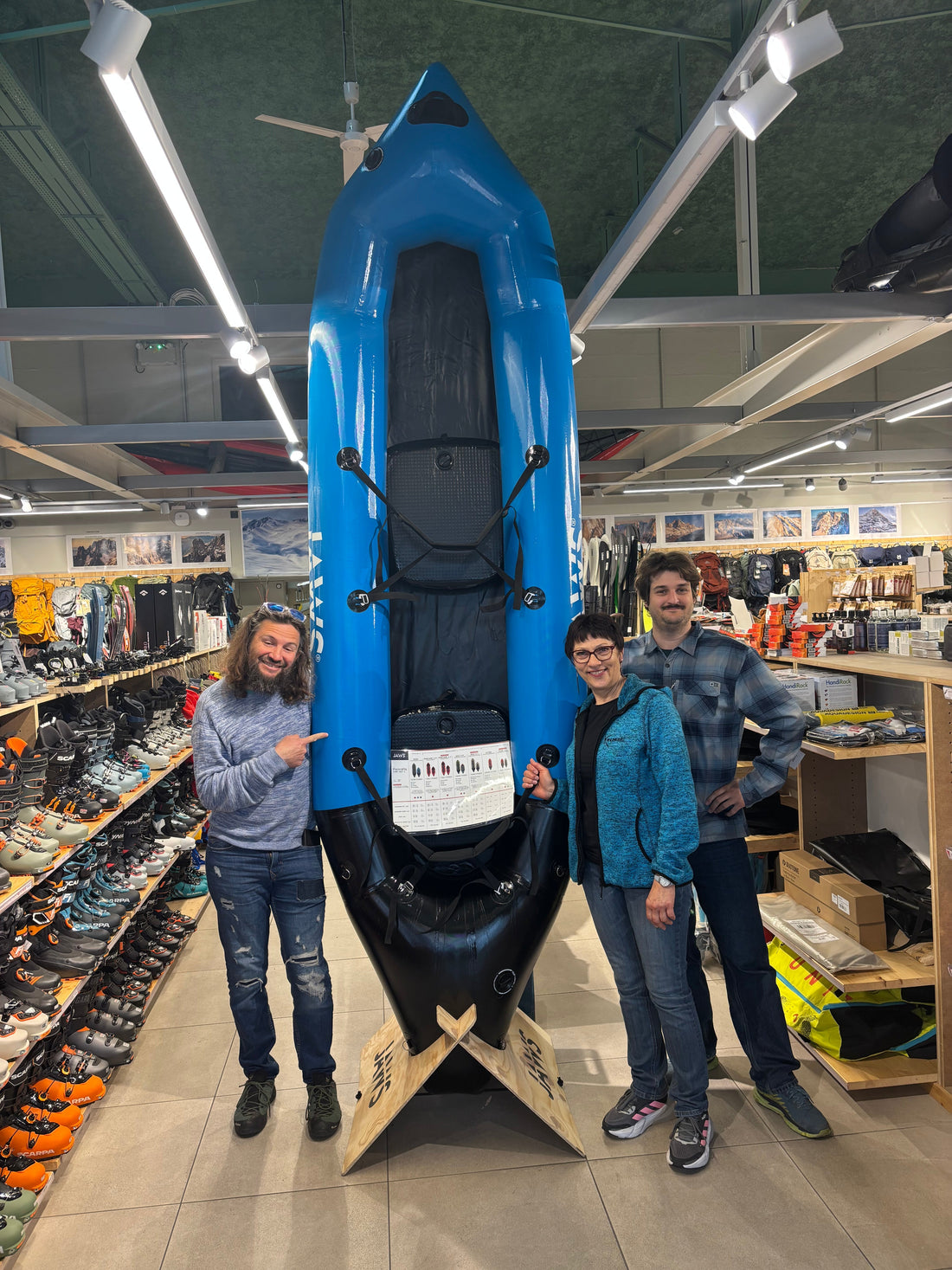 Nos packrafts ARGOS à l’honneur Au Vieux Campeur