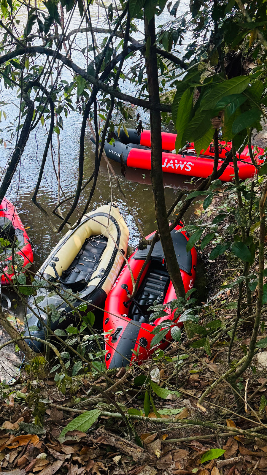 Le Tampok en packraft