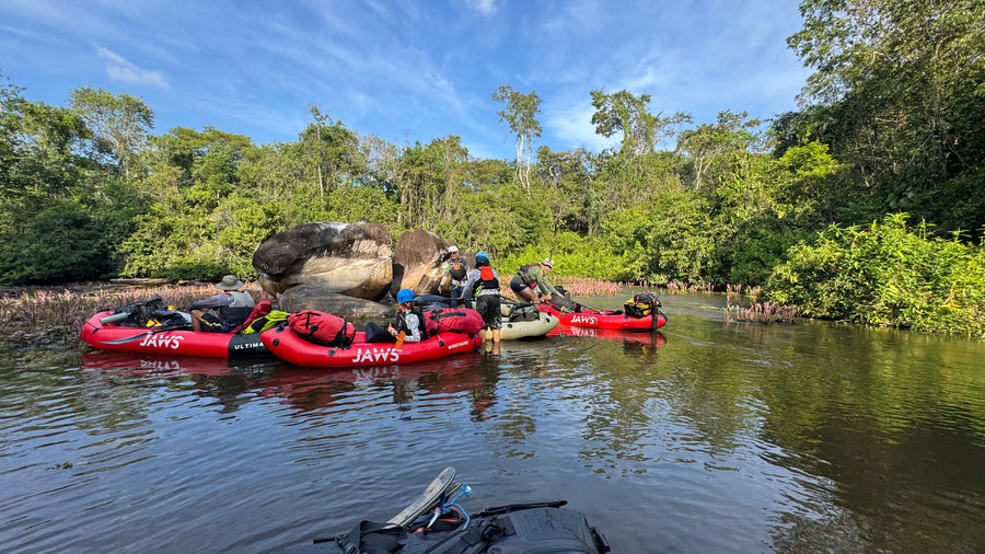 Le Tampok en packraft