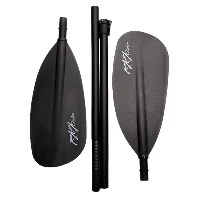 Pagaie compacte 4 parties en carbone
